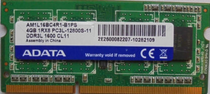 4GB 1Rx8 PC3L-12800S-11 Adata