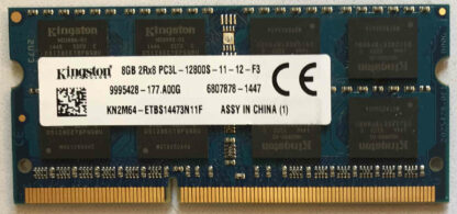 8GB 2Rx8 PC3-12800S-11-12-F3 Kingston