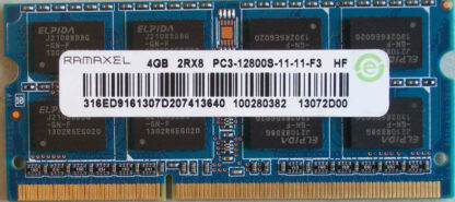 4GB 2Rx8 PC3-12800S-11-11-F3 Ramaxel