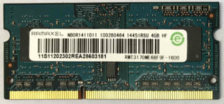 4GB 2Rx8 PC3-12800S Ramaxel