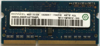 4GB 2Rx8 PC3L-12800S Ramaxel