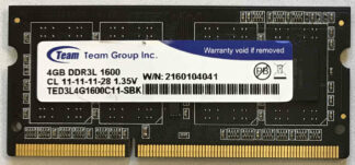 4GB 2Rx8 PC3L-12800S TeamGroup