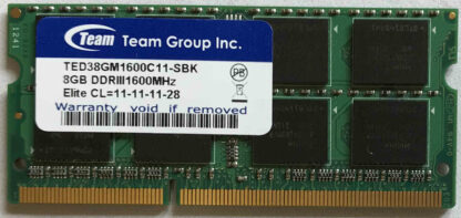 8GB 2Rx8 PC3-12800S TeamGroup
