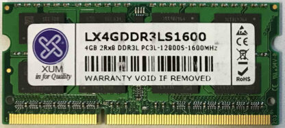 4GB 2Rx8 PC3L-12800S XUM