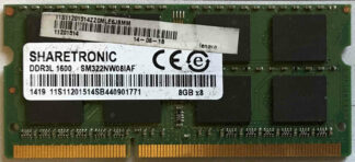 8GB 2Rx8 PC3L-12800S Sharetronic