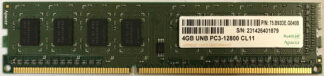 4GB UNB PC3-12800 CL11 Apacer