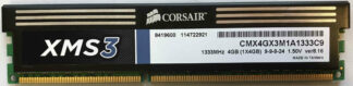 4GB 2Rx8 PC3-10600U Corsair XMS3