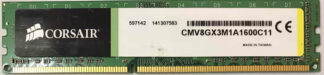 8GB 2Rx8 PC3-12800U Corsair ValueSelect