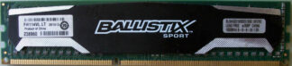 4GB 2Rx8 PC3-12800U Crucial Ballistix Sport