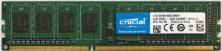 4GB DDR3 - 1600 UDIMM 1.5V CL11 Crucial