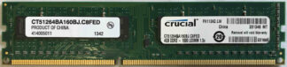 4GB DDR3 - 1600 UDIMM 1.5V Crucial