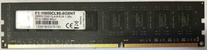 8GB 2Rx8 PC3-10600U G.Skill