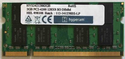 2GB PC2-4200 128x8 SO DIMM Hyperam