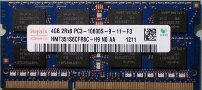 4GB 2Rx8 PC3-10600S-9-11-F3 Hynix