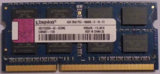 4GB 2Rx8 PC3-10600S-9-10-F2 Kingston