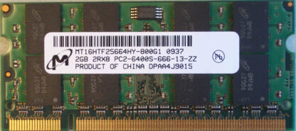 2GB 2Rx8 PC2-6400S-666-13-ZZ Micron