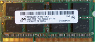 4GB 2Rx8 PC3-10600S-9-11-FP Micron