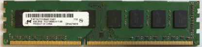 4GB 2Rx8 PC3-10600U-9-11-B0 Micron