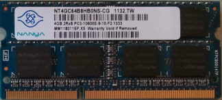 4GB 2Rx8 PC3-10600S-9-10-F2.1333 Nanya