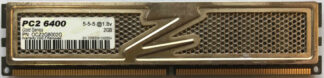 2GB 2Rx8 PC2 6400U OCZ Gold Series