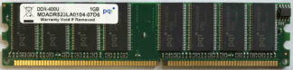 1GB PC3200U 400MHz PQ