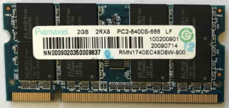2GB 2Rx8 PC2-6400S-666 Ramaxel
