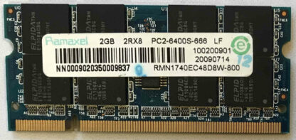 2GB 2Rx8 PC2-6400S-666 Ramaxel