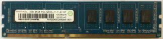 4GB 2Rx8 PC3-12800U-11-11-B1 Ramaxel
