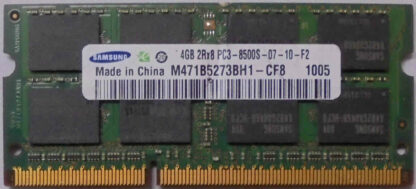 4GB 2Rx8 PC3-8500S-7-10-F2 Samsung