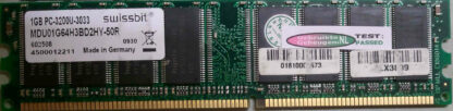 1GB PC3200U 400MHz Swissbit