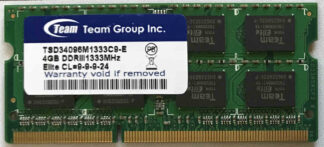 4GB DDRIII1333Mhz Elite CL=9-9-9-24 Team Group