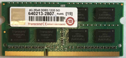 4GB 2Rx8 DDR3 1333 SO Transcend