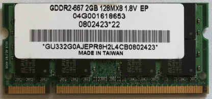 GDDR2-667 2GB 128X8 Unifosa