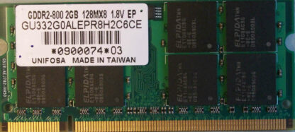 GDDR2-800 2GB 128MX8 Unifosa