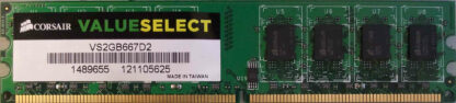 2GB 2Rx8 PC2-5300U Corsair ValueSelect