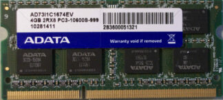 4GB 2Rx8 PC3-10600S-999 Adata