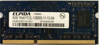 4GB 1Rx8 PC3L-12800S-11-12-B4 Elpida