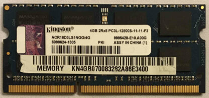 4GB 2Rx8 PC3L-12800S-11-11-F3 Kingston