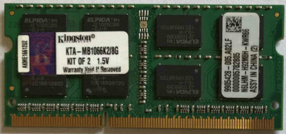 4GB 2Rx8 PC3-8500S Kingston