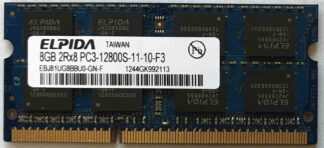 8GB 2Rx8 PC3-12800S-11-10-F3 Elpida