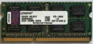 4GB 2Rx8 PC3-10600S Kingston