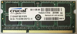 8GB 2Rx8 PC3L-14900S Crucial