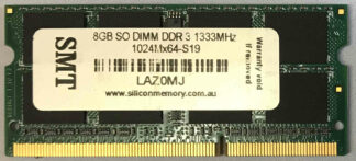 8GB 2Rx8 PC3-10600S SiliconMemory