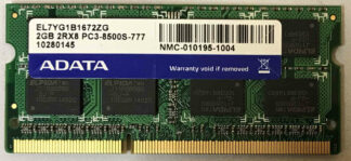 2GB 2Rx8 PC3-8500S-777 Adata