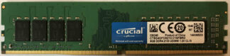 8GB 2Rx8 PC4-2133 Udimm Crucial