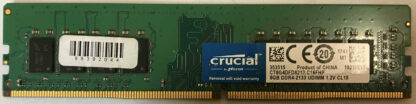 8GB 2Rx8 PC4-2133 Udimm Crucial