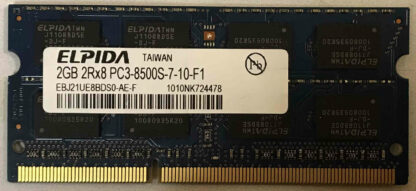 2GB 2Rx8 PC3-8500S-7-10-F1 Elpida