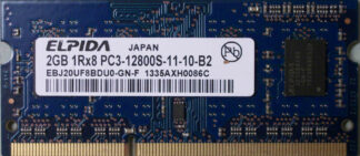 2GB 1Rx8 PC3-12800S-11-10-B2 Elpida