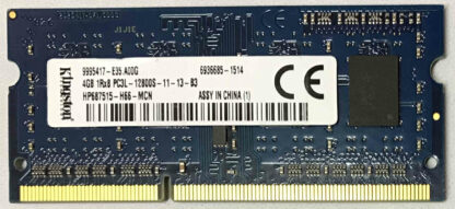 4GB 1Rx8 PC3L-12800S-11-13-B3 Kingston