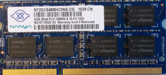 2GB 2Rx8 PC3-10600S-9-10-F2 Nanya